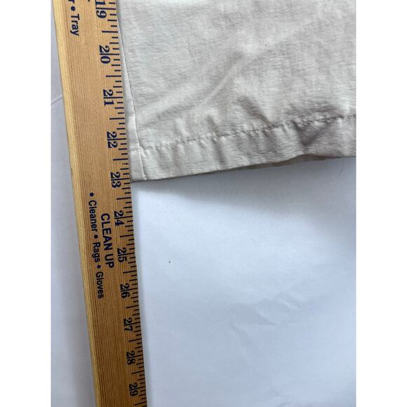 Title Nine Khaki Wide Leg Crop Pants - Women's Size 8 Athleisure Beach Vacation - Picture 5 of 9